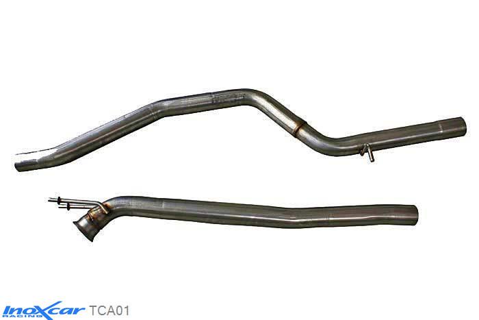 IX TCA01, Mercedes A-Class (W176) 250 SPORT 2.0 TURBO (211PK), 2WD 2012-2015, Inoxcar Direct central pipe Stainless steel, Without E.E.C. homologation