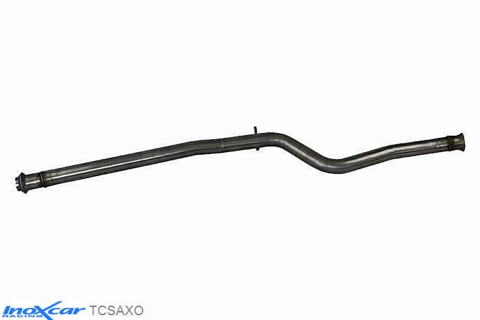 IX TCSAXO, Citroen Saxo 1.6 16V VTS (118PK) 1999-  , Diameter 50mm, Inoxcar Direct central pipe (EURO2) --2000 Stainless steel, Without E.E.C. homologation