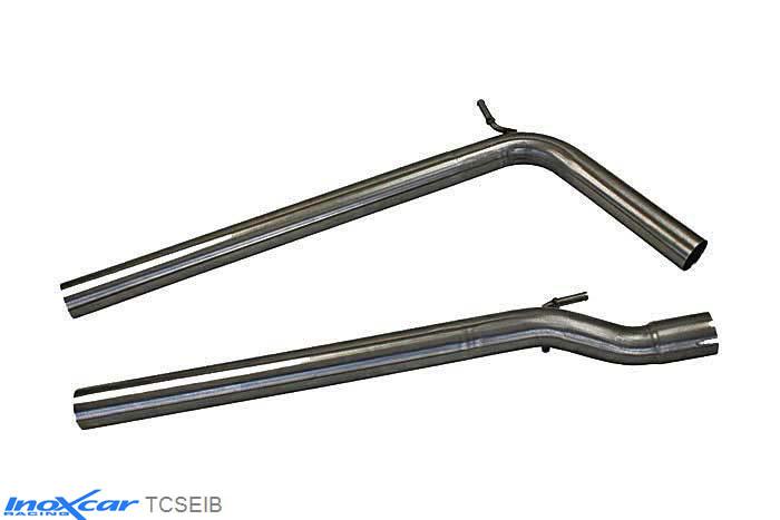 IX TCSEIB, Seat Ibiza V (6J) 1.4 Tsi BOCCANEGRA (180PK) 2010-, Inoxcar Direct central pipe Stainless steel, Without E.E.C. homologation