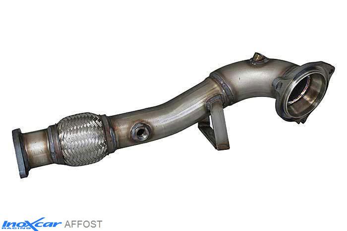 IX AFFOST, Ford Fiesta VI (JA8) 1.6 ST (182PK) 2013- Diameter 54mm, Inoxcar Catalyst replacement pipe Stainless steel, Without E.E.C. homologation