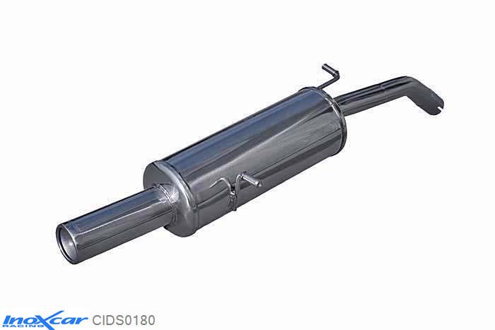 IX CIDS0180, Citroen DS3 1.6i 16V TURBO (155PK) 2010-  , Diameter 50mm, Inoxcar Rear silencer 1X80mm Stainless steel, With E.E.C. homologation