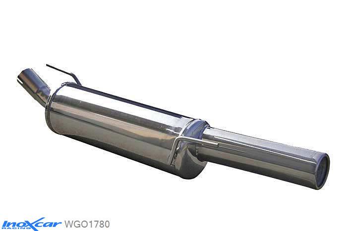 IX WGO1780, VW Golf III 1.9 TD (90PK) -1998, Inoxcar Rear silencer 1X80mm Stainless steel, With E.E.C. homologation