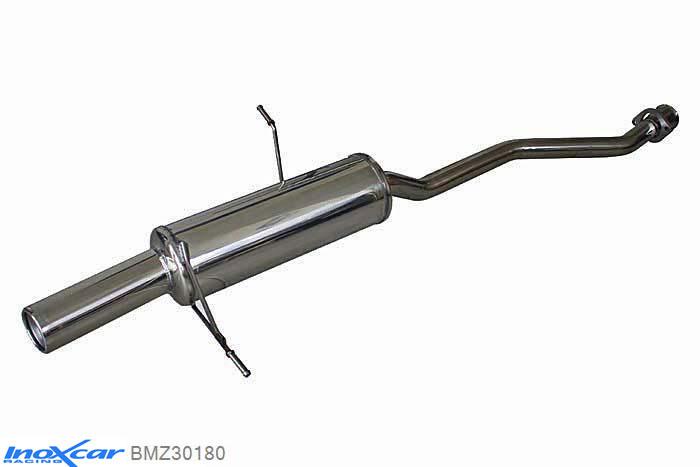 IX BMZ30180, BMW Z3 (E36) 1.9 (140PK) 1995-1999, Inoxcar Rear silencer 1X80mm Stainless steel