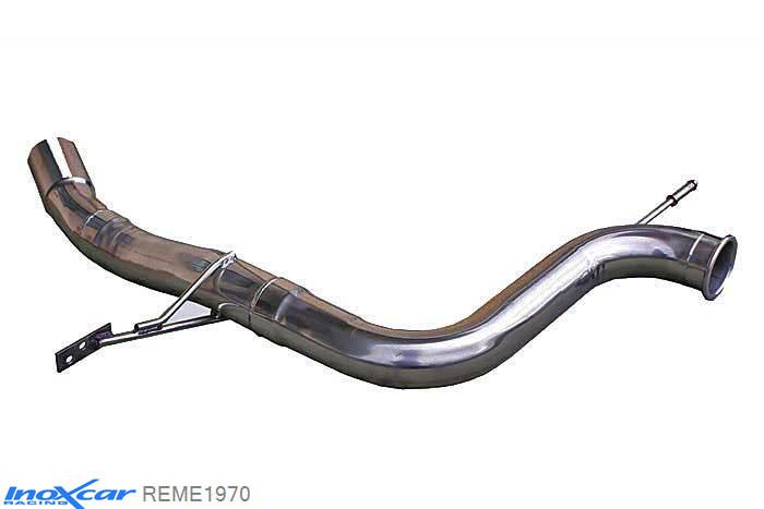 IX REME1970, Renault Megane III (Z) 2.0 TURBO RS 250 (250PK) 2010- / 2.0 TURBO RS TROPHY (265PK) 2012-, Inoxcar NO Rear silencer CEN Stainless steel, Without E.E.C. homologation