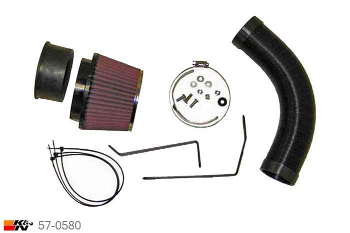 57-0580, K&N 57i Kit, Audi A4, 1.9TDI, 100PK, 2000-2004, TDI