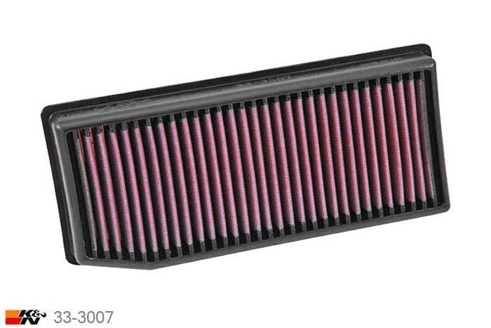 33-3007 K&N Luchtfilter, Dacia Logan 0.9, 2013-2015
