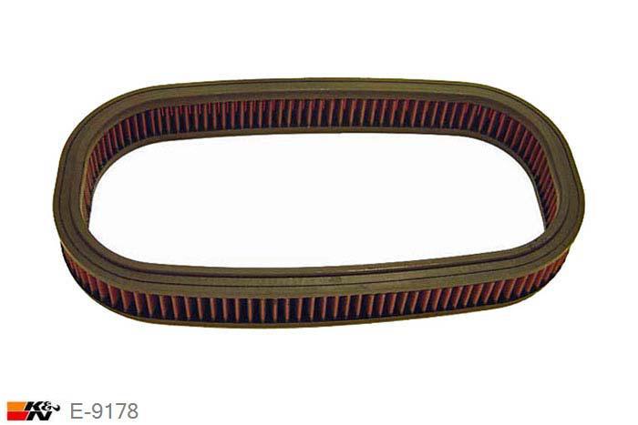 E-9178 K&N Luchtfilter, Mercedes 190 2.3 W201 E, 132PK, 1988-1993