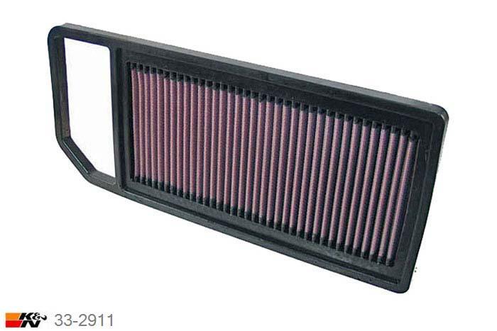 33-2911 K&N Luchtfilter, Citroen C5 1.8, 127PK, 2004-2010