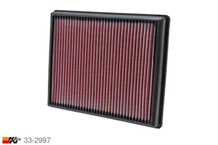 33-2997 K&N Luchtfilter, BMW 335 GT 3.0, 2013-2015