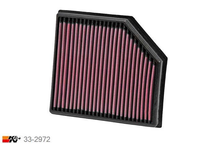 33-2972 K&N Luchtfilter, Volvo S60 2.4 D, 185PK, 2005-2009