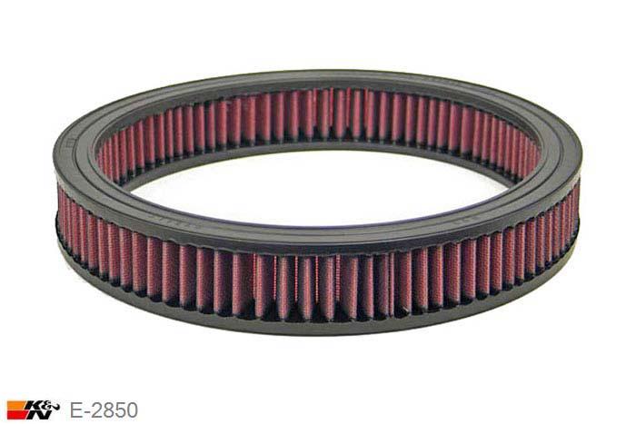 E-2850 K&N Luchtfilter Buitendiameter 286 mm , Binnendiameter 241 mm , Hoogte 48 mm, BMW 316 1.6 E21, 90PK, 1975-8/82