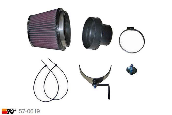 57-0619, K&N 57i Kit, Saab 9-mei, 2.0, 9/2000-2005, LPT Turbo