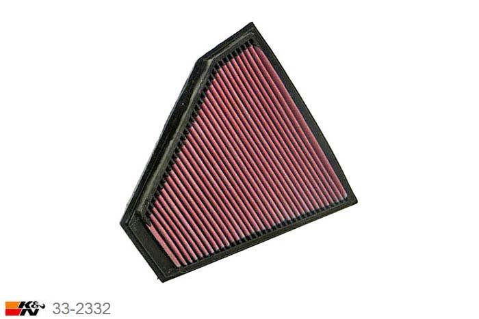 33-2332 K&N Luchtfilter, BMW 328i 3.0xi, 2007-2014