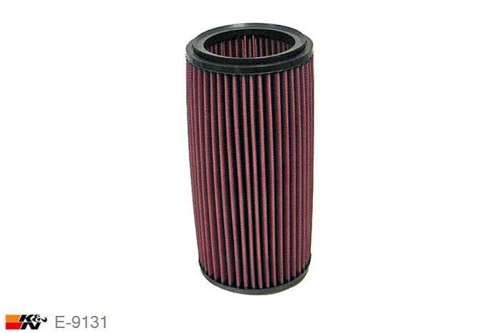 E-9131 K&N Luchtfilter Buitendiameter 117 mm , Binnendiameter 86 mm , Hoogte 243 mm, Renault Clio 2.0 sport 16V, 172PK, 1/2000-4/2001