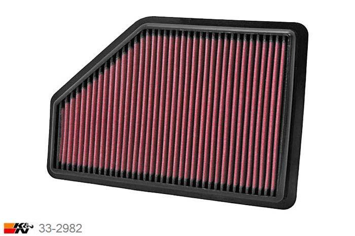 33-2982 K&N Luchtfilter, Honda CR-V 2.2 Diesel, 140PK, 2004-2010