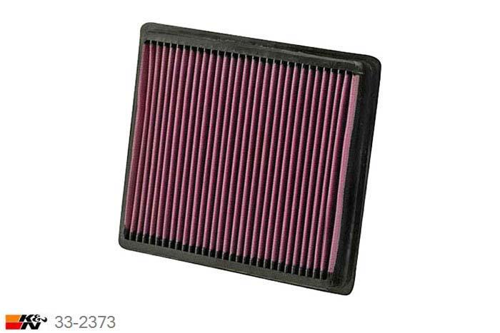 33-2373 K&N Luchtfilter Lengte 241 mm, Breedte 216 mm, Chrysler Sebring 2.0, 2007-2010