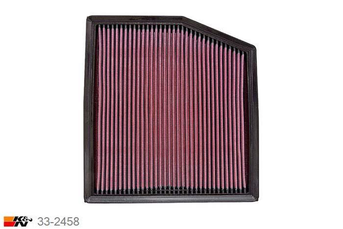 33-2458 K&N Luchtfilter, BMW 335i 3.0 excl. F30, 2011-2014