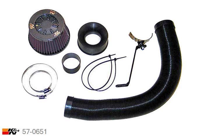57-0651, K&N 57i Kit, Renault Clio, 1.2, 101PK, 2006-2012, Turbo