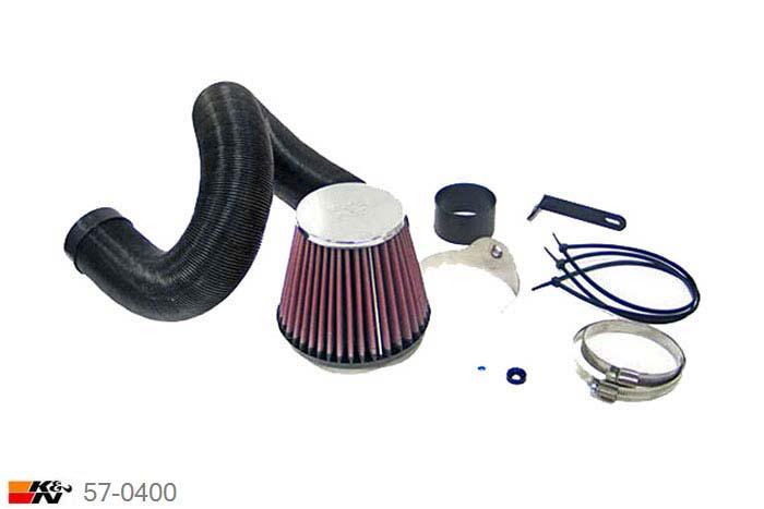 57-0400, K&N 57i Kit, Peugeot 307, 1.4 8V, 75PK, 2000-2003