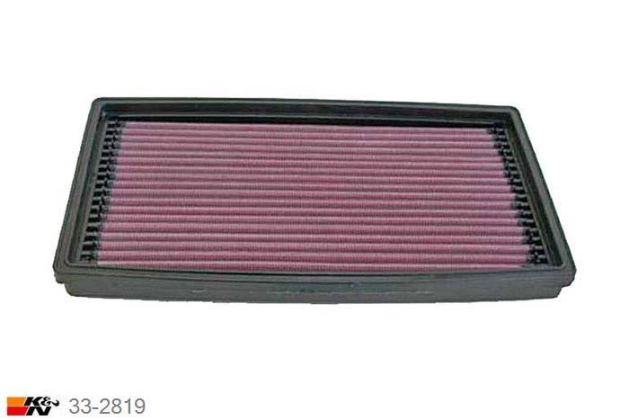 33-2819 K&N Luchtfilter Lengte 264 mm, Breedte 143 mm, Ford Focus 1.8, 1998-2004