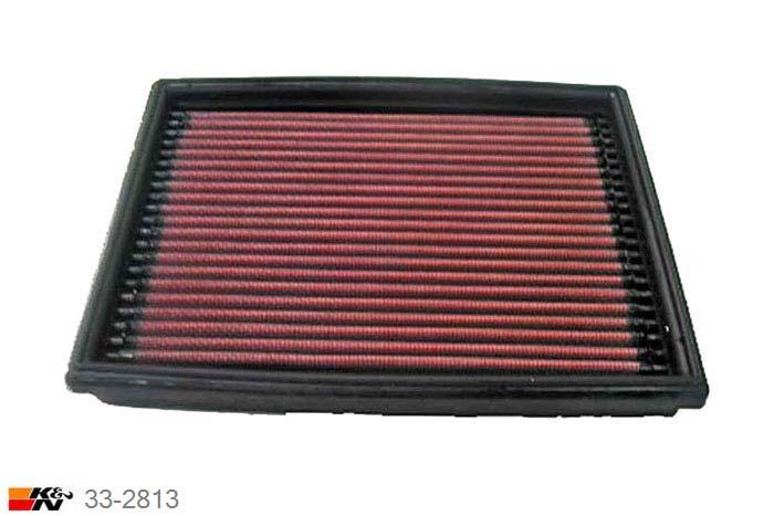 33-2813 K&N Luchtfilter Lengte 206 mm, Breedte 170 mm, Citroen Xsara 1.6 16V, 110PK, 2000-2004