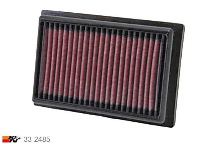 33-2485 K&N Luchtfilter, Toyota Yaris Hybride 1.5 Hybride, 2012-2015