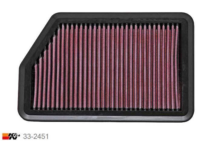33-2451 K&N Luchtfilter, Hyundai I30 1.4, 3/2012-2016