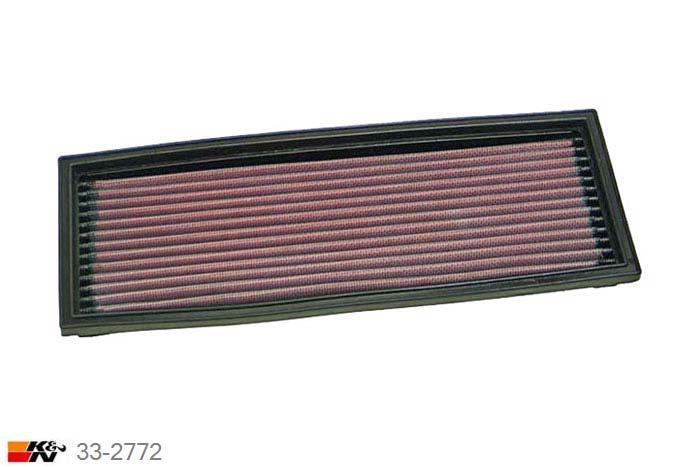 33-2772 K&N Luchtfilter Lengte 303 mm, Breedte 111 mm, Citroen Saxo 1.6 16V 16V VTS VTS, 120PK, 1996-2003