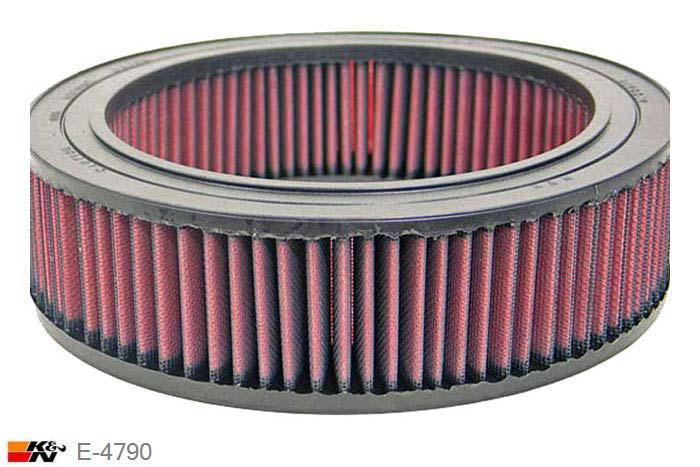 E-4790 K&N Luchtfilter Buitendiameter 254 mm , Binnendiameter 187 mm , Hoogte 70 mm, Ford Sierra 2.0 V6, 90PK, 1982-1992