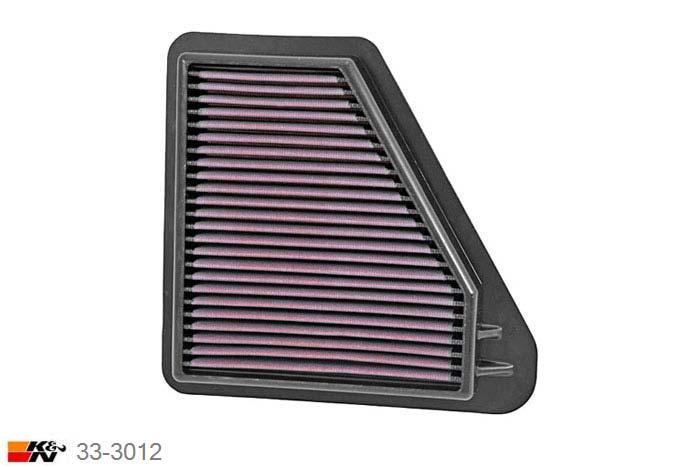 33-3012 K&N Luchtfilter, Honda Civic 2.2 IX - Diesel, 2012-2014