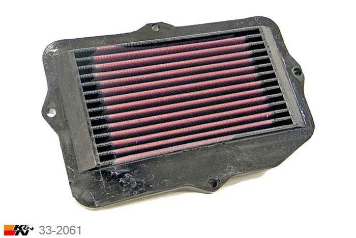 33-2061 K&N Luchtfilter, Honda Civic CRX 1.6 16V+Vtec, 150PK, 1990-1997