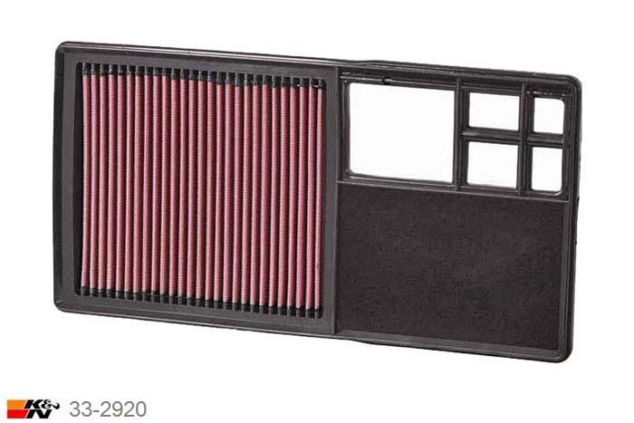 33-2920 K&N Luchtfilter, VW Polo 1.6, 2011-2013