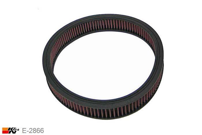E-2866 K&N Luchtfilter Buitendiameter 375 mm , Binnendiameter 330 mm , Hoogte 64 mm, Mercedes 190 2.6 W201, 161PK, 1985-1993