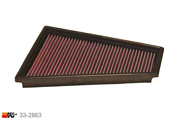 33-2863 K&N Luchtfilter, Renault Clio 2.0 sport 16V, 172/182PK, 4/2001-2005