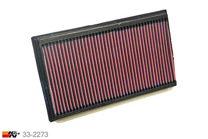 33-2273 K&N Luchtfilter Lengte 294 mm, Breedte 171 mm, Jaguar XF 4.2, 2010