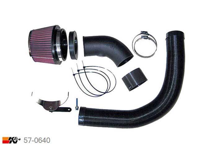 57-0640, K&N 57i Kit, Peugeot 206, 1.6 HDI, 110PK, 2004-2006, HDI GTI
