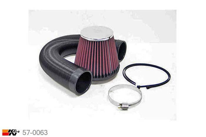 57-0063, K&N 57i Kit, Toyota MR2, 1.6, 116/124PK, 1985-1986, 16V filterkast in de motorruimte