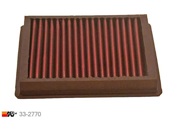 33-2770 K&N Luchtfilter Lengte 220 mm, Breedte 188 mm, Opel Vectra B 1.7 TDI TDi, 1995-2002