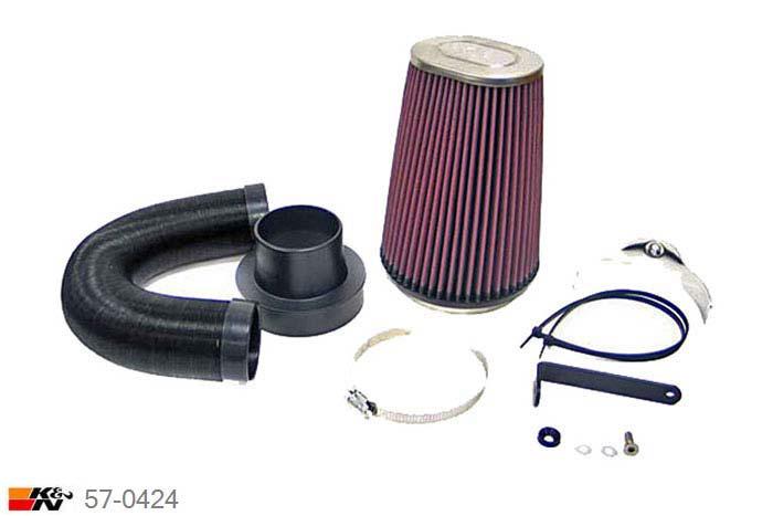 57-0424, K&N 57i Kit, Honda Civic, 1.6, 113/126/160PK, 1995-4/2001, VTec SR 16V SOHC
