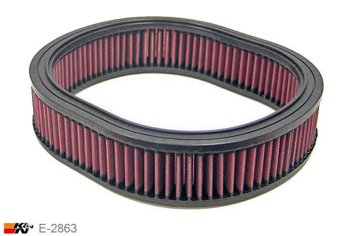 E-2863 K&N Luchtfilter, Fiat Punto 1.2 8V, 60PK, 1999-2006