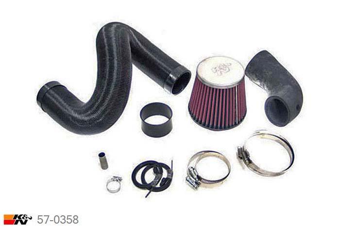 57-0358, K&N 57i Kit, Renault Clio, 1.2, 60PK, 5/1998-2004, Diet D7F 8V