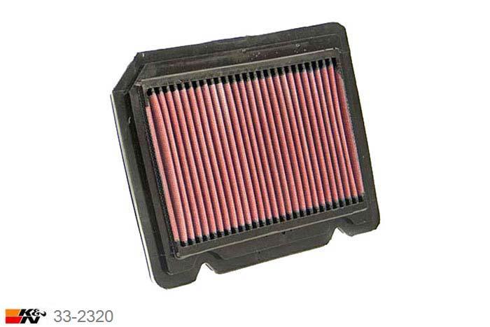 33-2320 K&N Luchtfilter, Chevrolet Kalos 1.2, 2003-2004