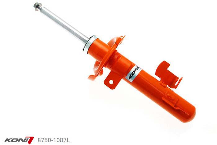 8750-1087L, Koni STR.T schokdemper Vooras links, Ford Sedan en Hatchback 11/2004-2011, excl. ST, , Standaard lengte , verlaging tot max. -40mm