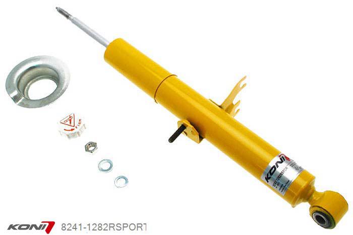 8241-1282RSPORT, Koni Sport schokdemper Vooras rechts, Nissan 370Z (Fairlady Z) 3.7 V6 Coupe en Roadster (Z34), 2009-2015, Demping instelbaar  d.m.v. stelknop, Standaard lengte , verlaging tot max. -40mm