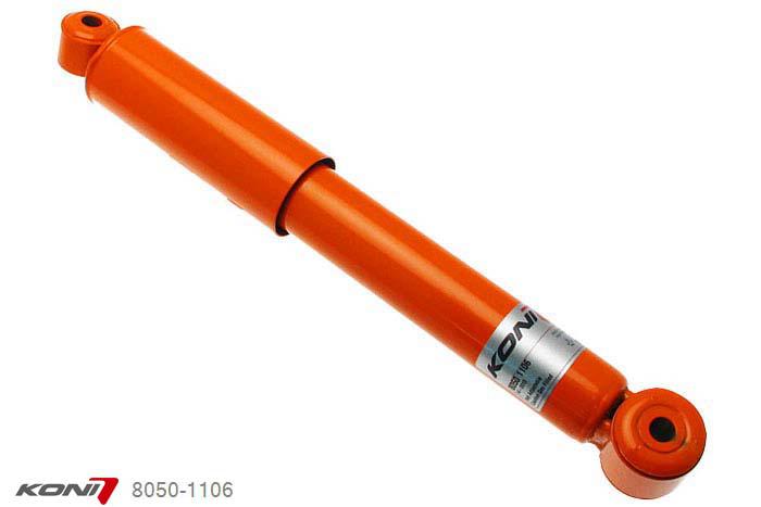 8050-1106, Koni STR.T schokdemper Achteras, Fiat Panda 1.1, 1.2, 1.3 Multijet 10/2003-2011, excl. 4WD, excl. 1.4 100Hp, , Standaard lengte , verlaging tot max. -40mm