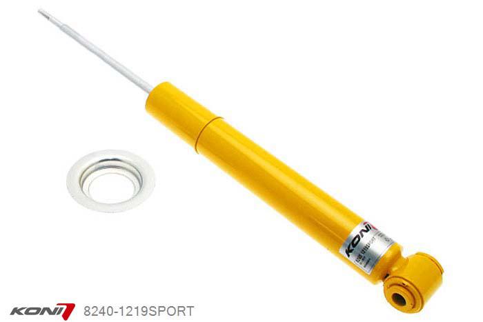 8240-1219SPORT, Koni Sport schokdemper Achteras, BMW Sedan (E60) excl. Xi, 06/2003-11/2009, 520i, 523i, 525i, 530i, 520d 540i, 545i, 550i, 525d, 530d, 535d, Demping instelbaar, alleen voor montage (in uitgebouwde toestand), Standaard lengte , verlaging tot max. -40mm
