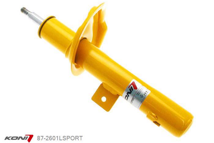 87-2601LSPORT, Koni Sport schokdemper Vooras links, Citroen Xsara Hatchback en Coupe, 1997-2004, excl. 2.0 VTS, Break, HD ophanging, Demping instelbaar, alleen voor montage (in uitgebouwde toestand), Standaard lengte , verlaging tot max. -40mm