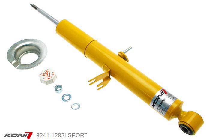 8241-1282LSPORT, Koni Sport schokdemper Vooras links, Nissan 370Z (Fairlady Z) 3.7 V6 Coupe en Roadster (Z34), 2009-2015, Demping instelbaar  d.m.v. stelknop, Standaard lengte , verlaging tot max. -40mm