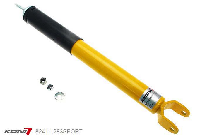 8241-1283SPORT, Koni Sport schokdemper Achteras, Nissan 370Z (Fairlady Z) 3.7 V6 Coupe en Roadster (Z34), 2009-2015, Demping instelbaar  d.m.v. stelknop, Standaard lengte , verlaging tot max. -40mm