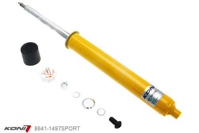 8641-1497SPORT, Koni Sport schokdemper Vooras, Honda USA Coupe (FG2) SI, DX, 2006-2012, Voor: alleen voor originele veerpoten, Demping instelbaar  d.m.v. stelknop, Standaard lengte , verlaging tot max. -40mm